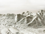 Bergrelief Kleinwalsertal-Oberstdorf