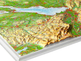Relief-Landkarte Allgäu Bodensee